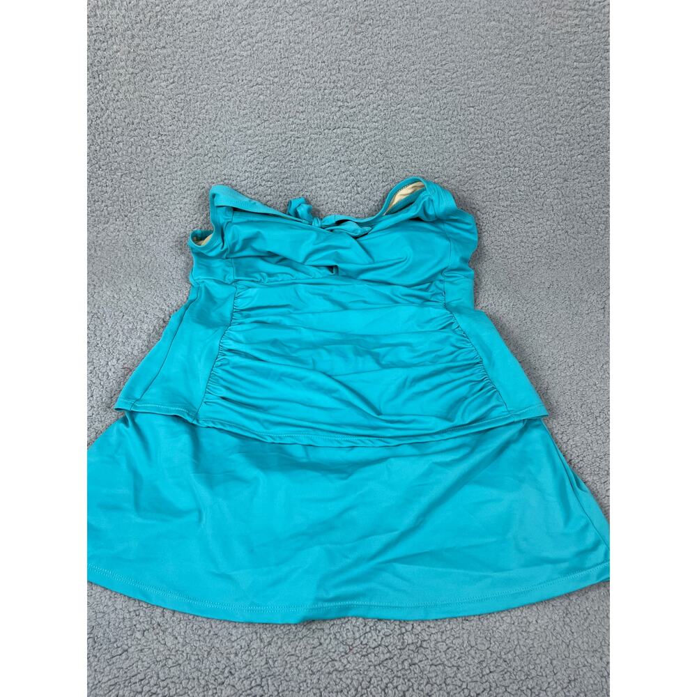 Shape Benefits Women's 2 Piece Swimsuit Blue Size 16